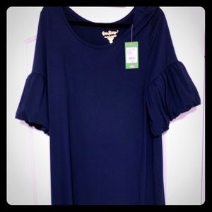 NWT Lilly Pulitzer Lindell. true navy. Size XL
